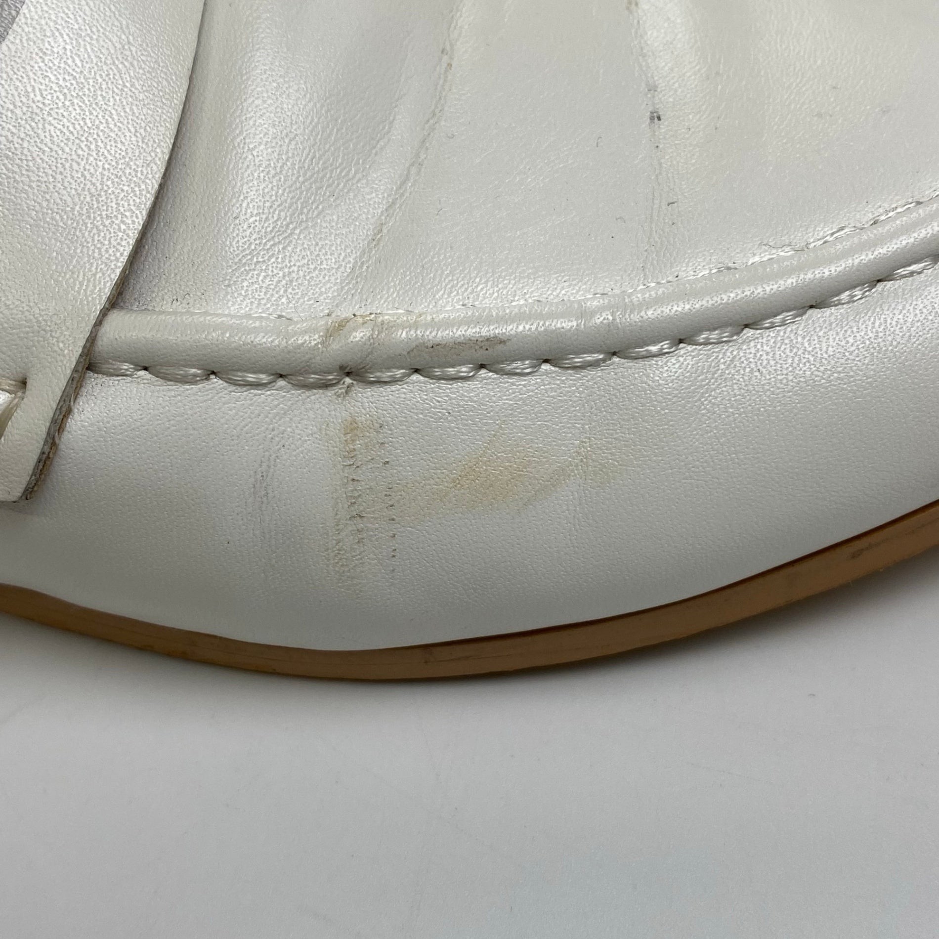 un/neu アンノイ / コインローファー ホワイト SIZE:M