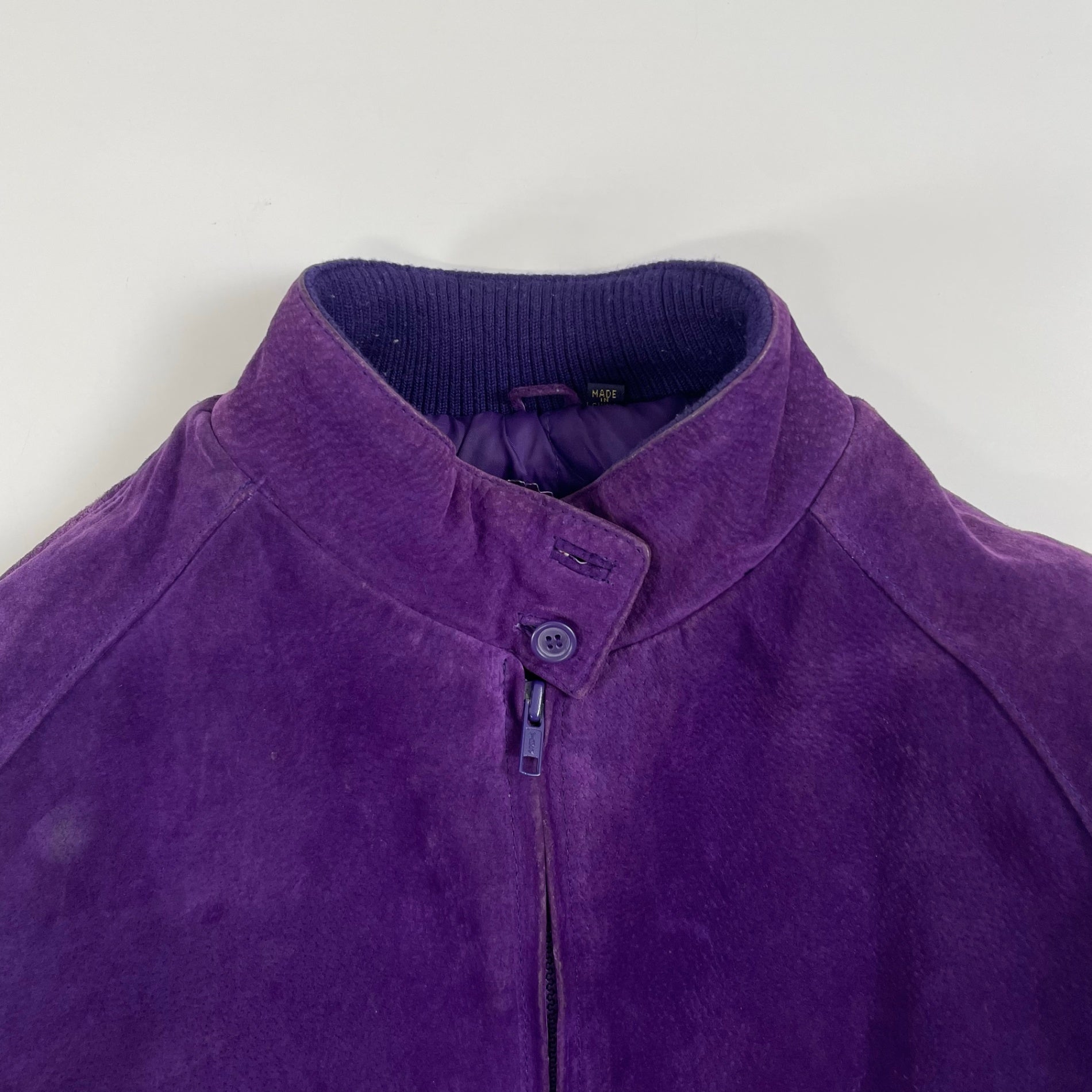 VINTAGE / ピッグレザーブルゾン パープル SIZE:M