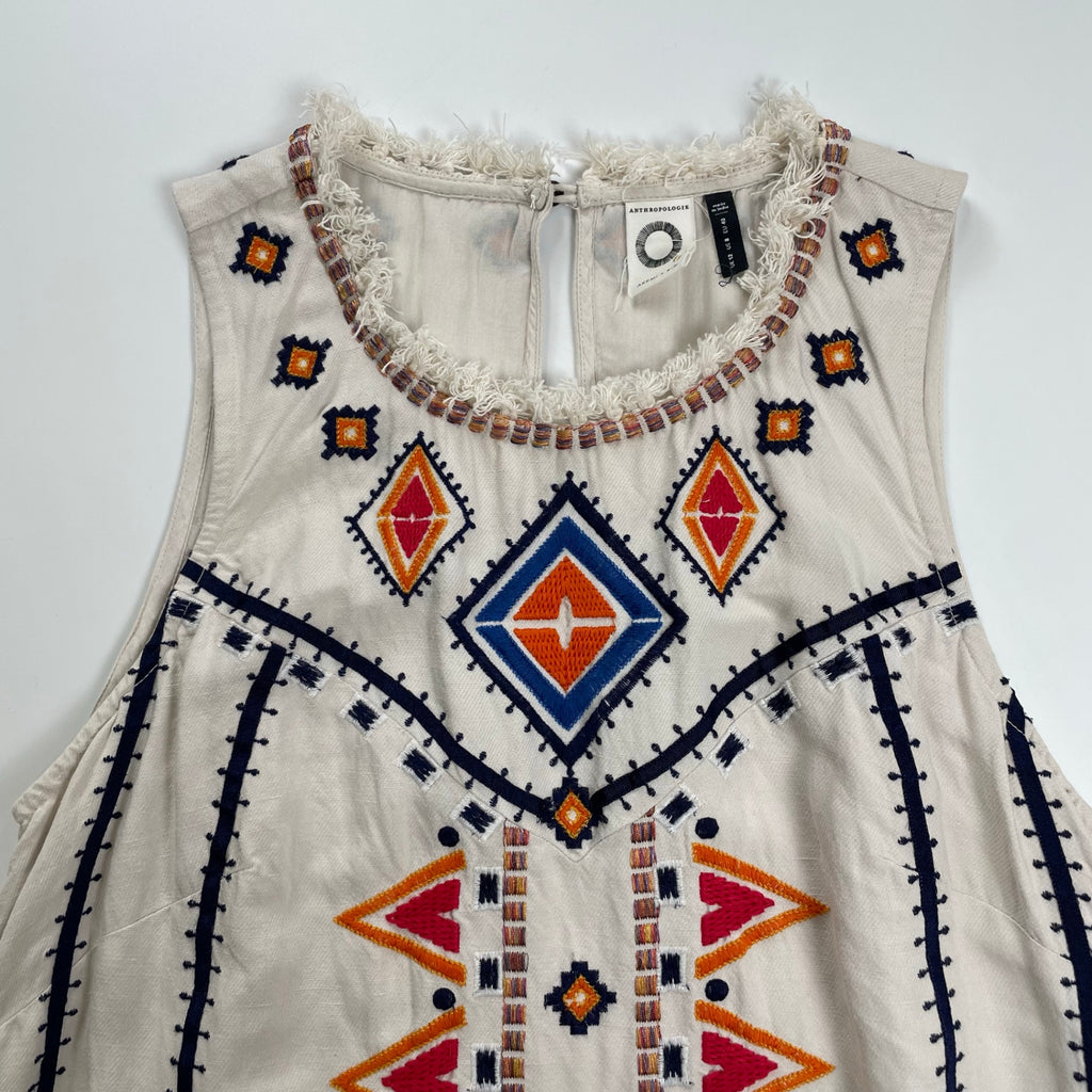 Anthropologie アンソロポロジー / エンブロイダリー ワンピース AKEMI KIN DRESS SIZE:40