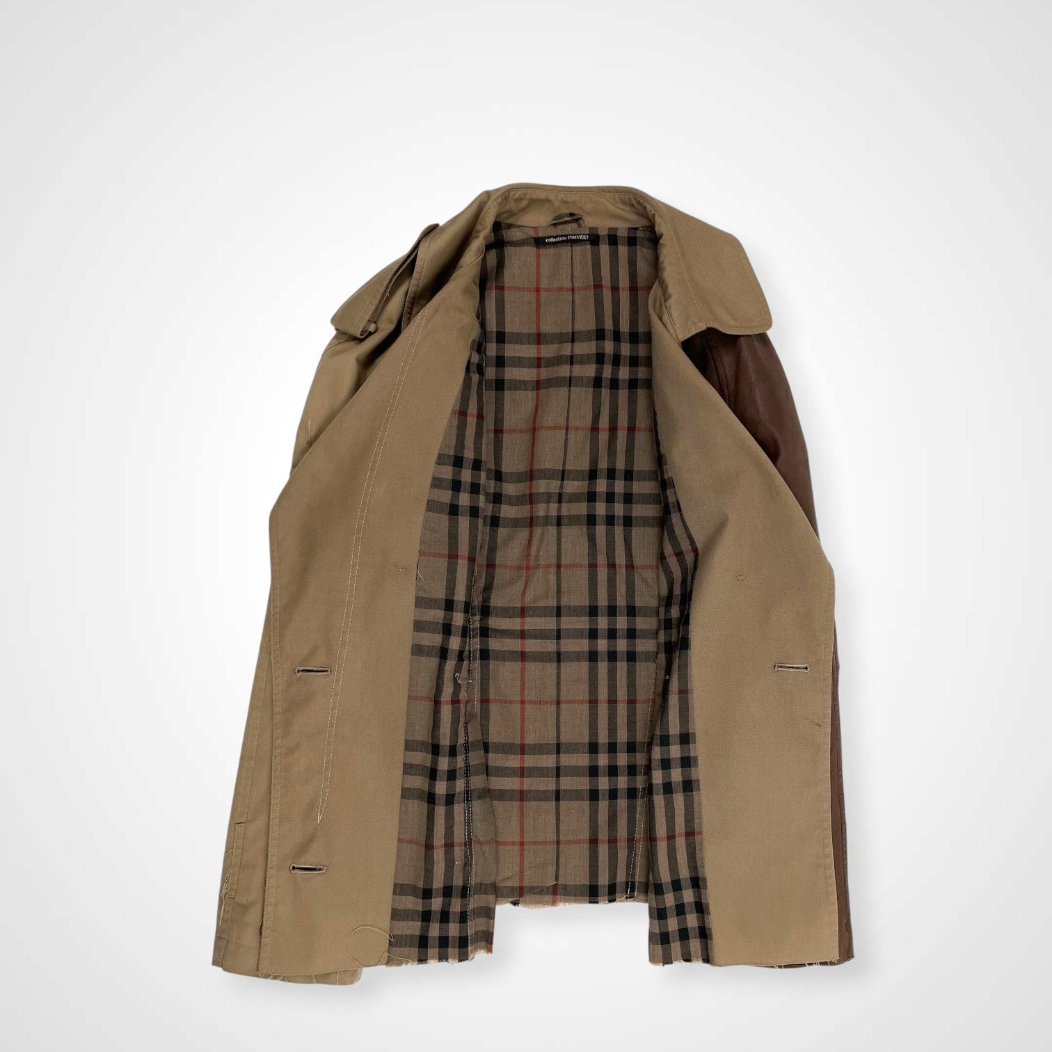 collection PRIVEE? コレクションプリヴェ / Burberry再構築ショートトレンチコート H.P FRANCE取扱い 参考定価：120,000程度 SIZE：M