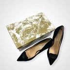 SEVEN TWELVE THIRTY / コンビパンプス ブラック 参考定価：28,000程度 SIZE：24.5cm