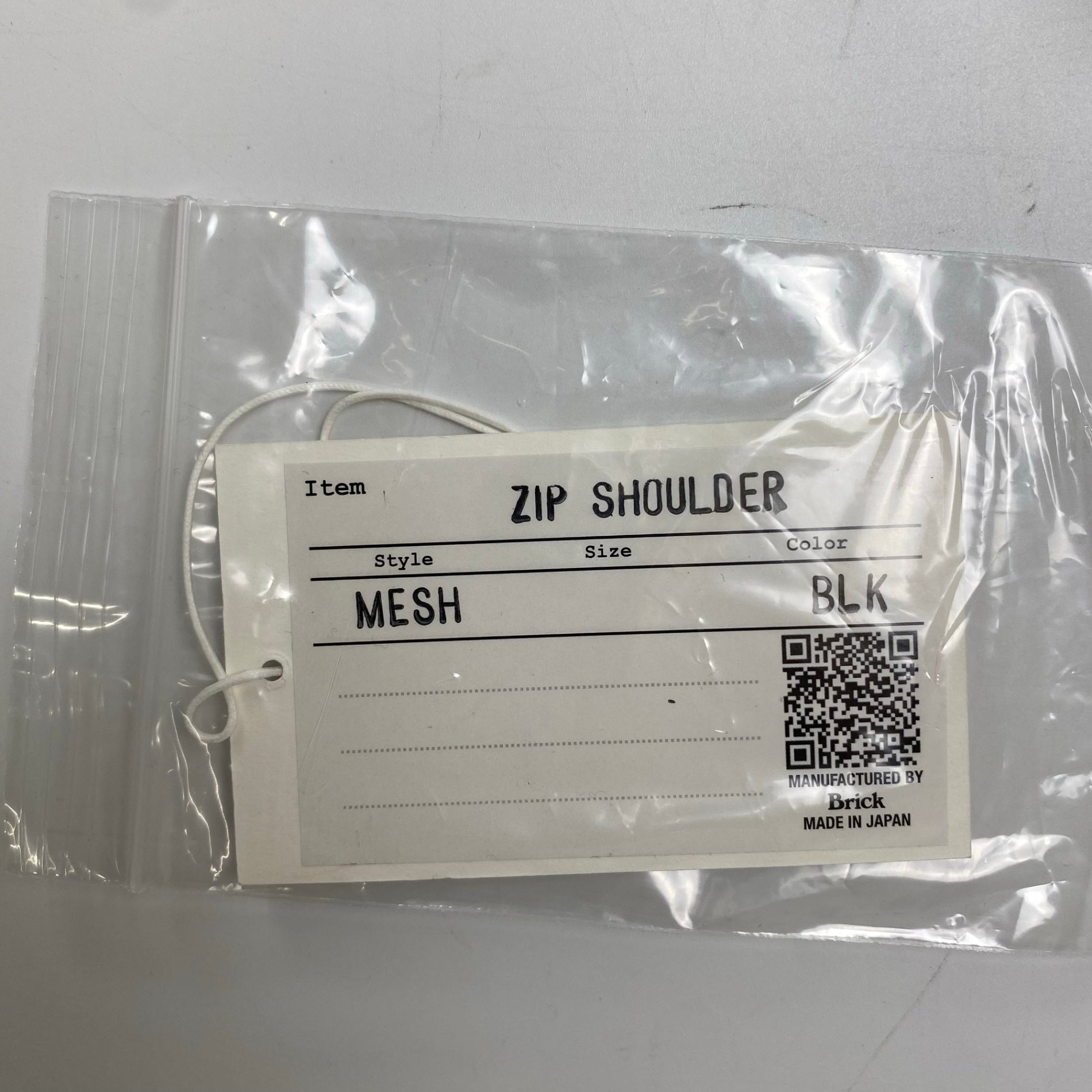 Brick ブリック / Mesh Zip Shoulder Bag メッシュ レザー ショルダーバッグ 日本製