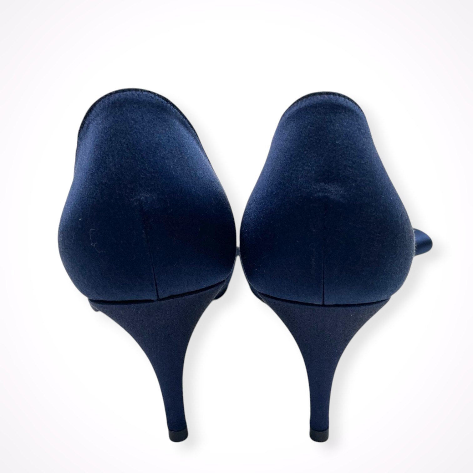 GIORGIO ARMANI / サテンヒールパンプス 美品 参考定価：160,000程度