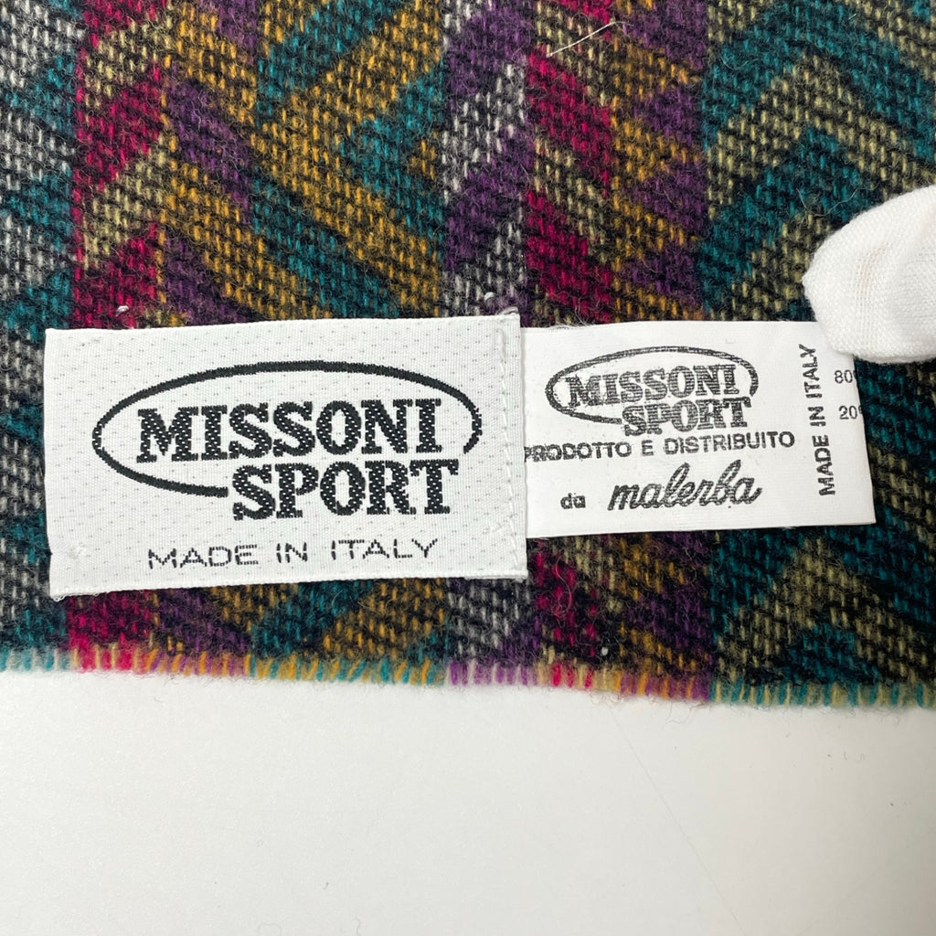 MISSONI SPORT / ウールカシミヤマフラー 参考定価：45,000程度