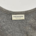 DRIES VAN NOTEN ドリスヴァンノッテン / 2トーンタンクトップ グレー×ゴールド 参考定価：30,000程度 SIZE:XS