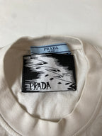 PRADA プラダ stellar leuna アメコミ風 プリント ノースリーブ Tシャツ