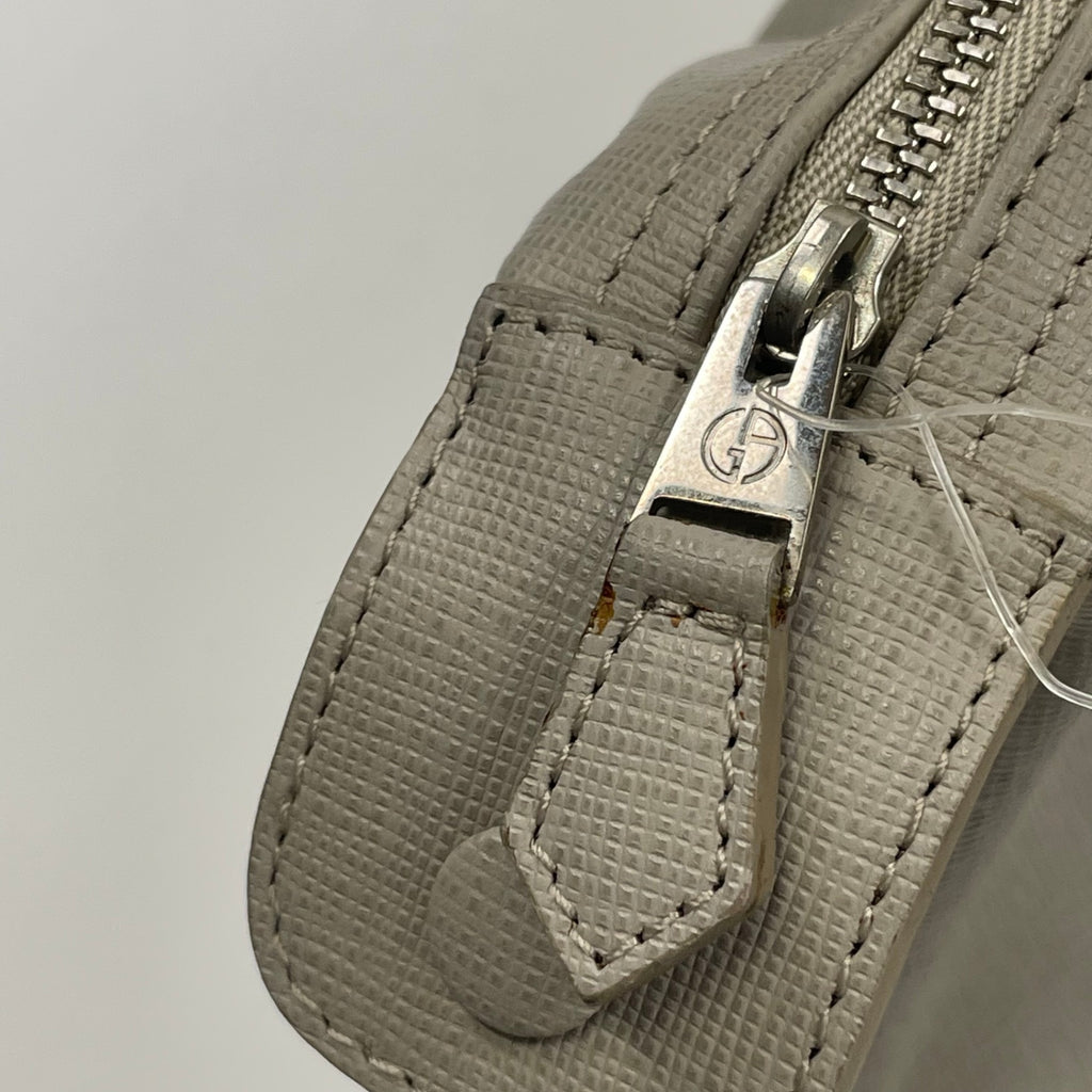 GIORGIO ARMANI ジョルジオ アルマーニ / PORTA TRUCCHI SAFFIANO トラベルポーチ タグ付 参考定価：120,000程度