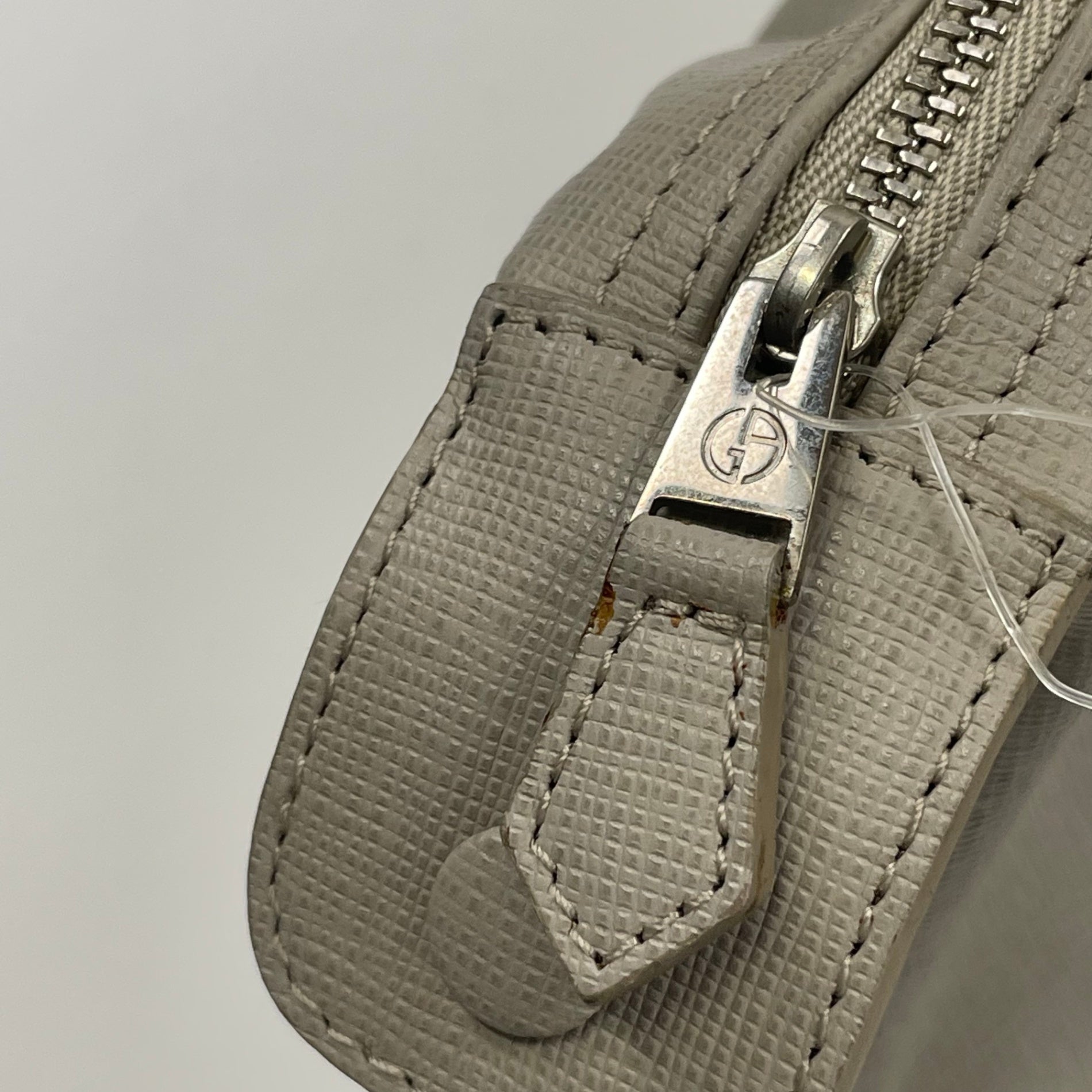 GIORGIO ARMANI ジョルジオ アルマーニ / PORTA TRUCCHI SAFFIANO トラベルポーチ タグ付 参考定価：120,000程度