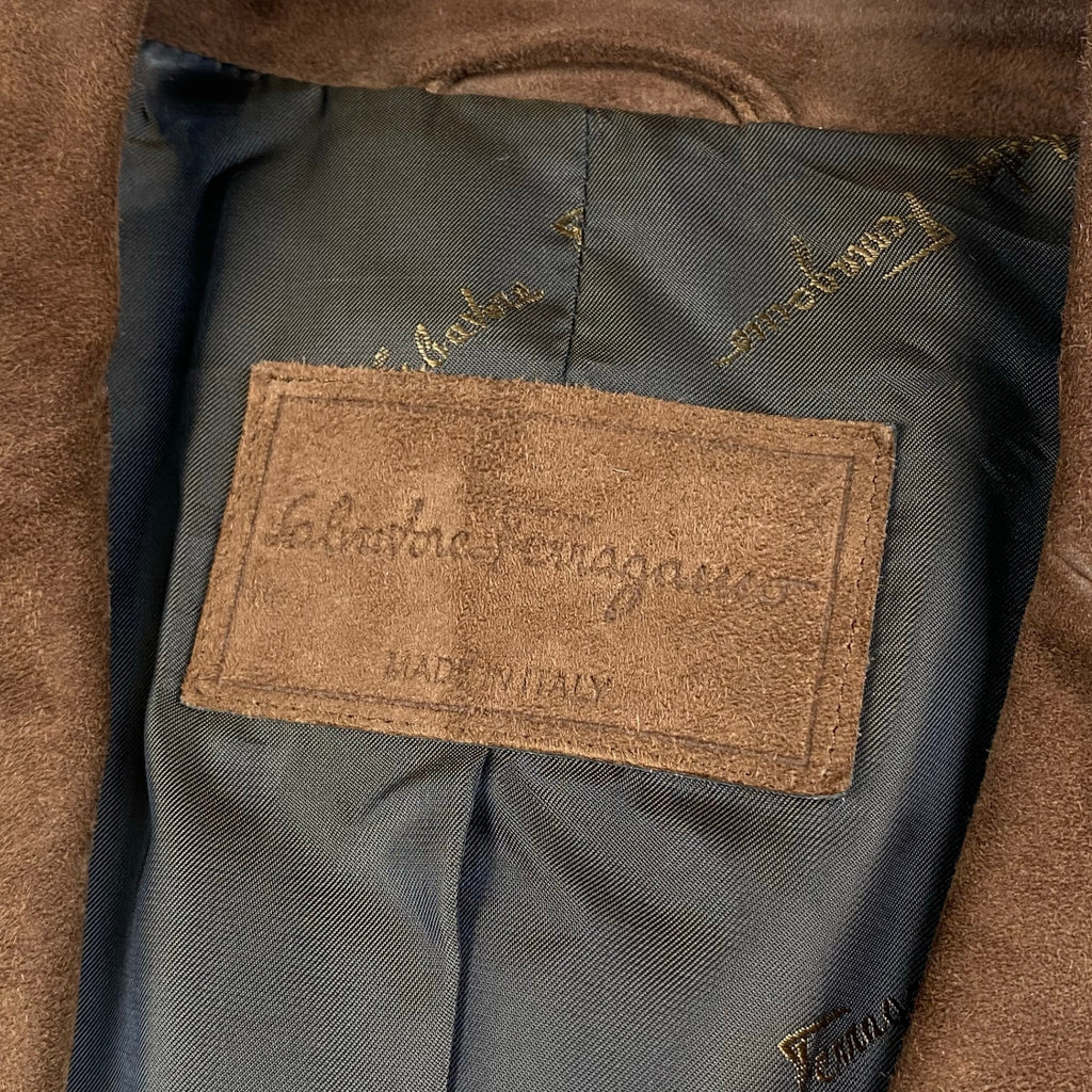 Salvatore Ferragamo サルバトーレ フェラガモ / レザーテーラードジャケット SIZE:48（L程度）