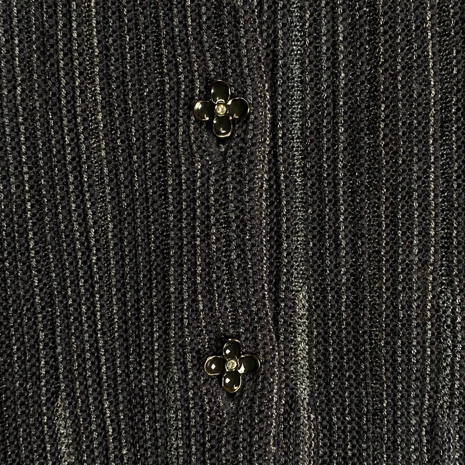 VINTAGE ヴィンテージ / プリーツセットアップ リュネビル刺繍 グレー SIZE:M-L