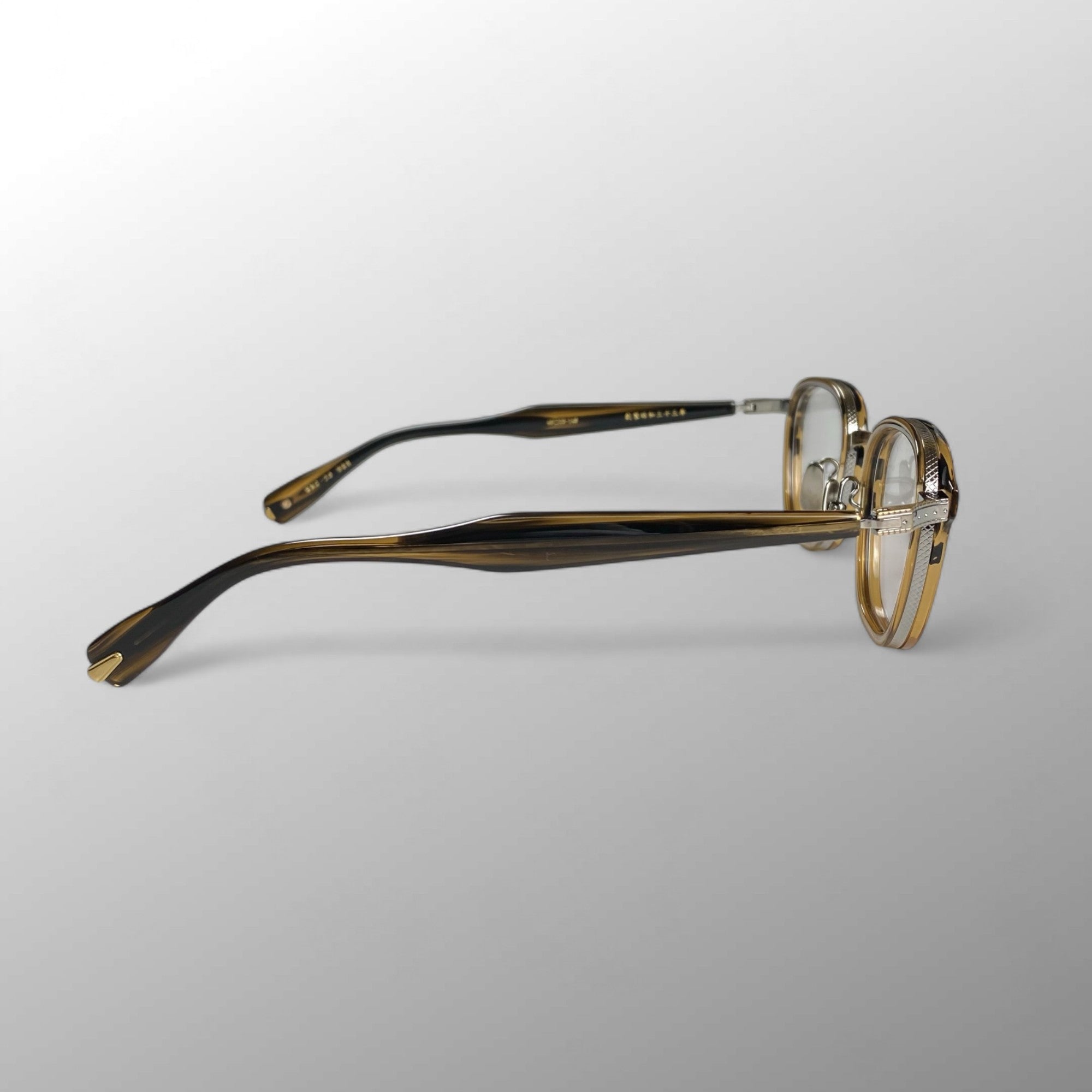 2025年夏発売 金子眼鏡 K18ライン / K18 メタルアイウェア 度なしクリアレンズ KMG-20 参考定価：132,000+tax