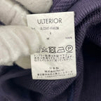 ULTERIOR / DRY FEEL SILKY TERRY CUT-OFF SWEAT 参考定価：26,000+tax SIZE:4