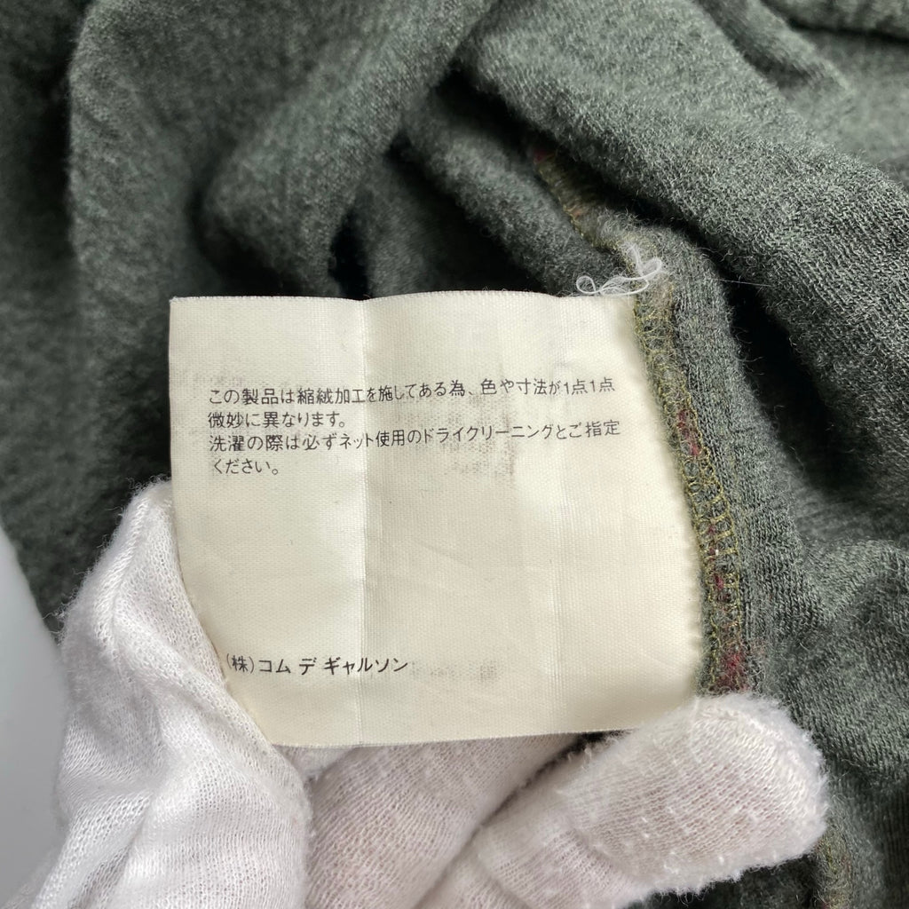 【最初期】 COMME des GARCONS SHIRT コムデギャルソンシャツ / ヴィンテージ 縮絨切替シャツ MADE IN FRANCE SIZE:S