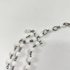 GIORGIO ARMANI / フラワーモチーフ3連ネックレス 参考定価：150,000程度