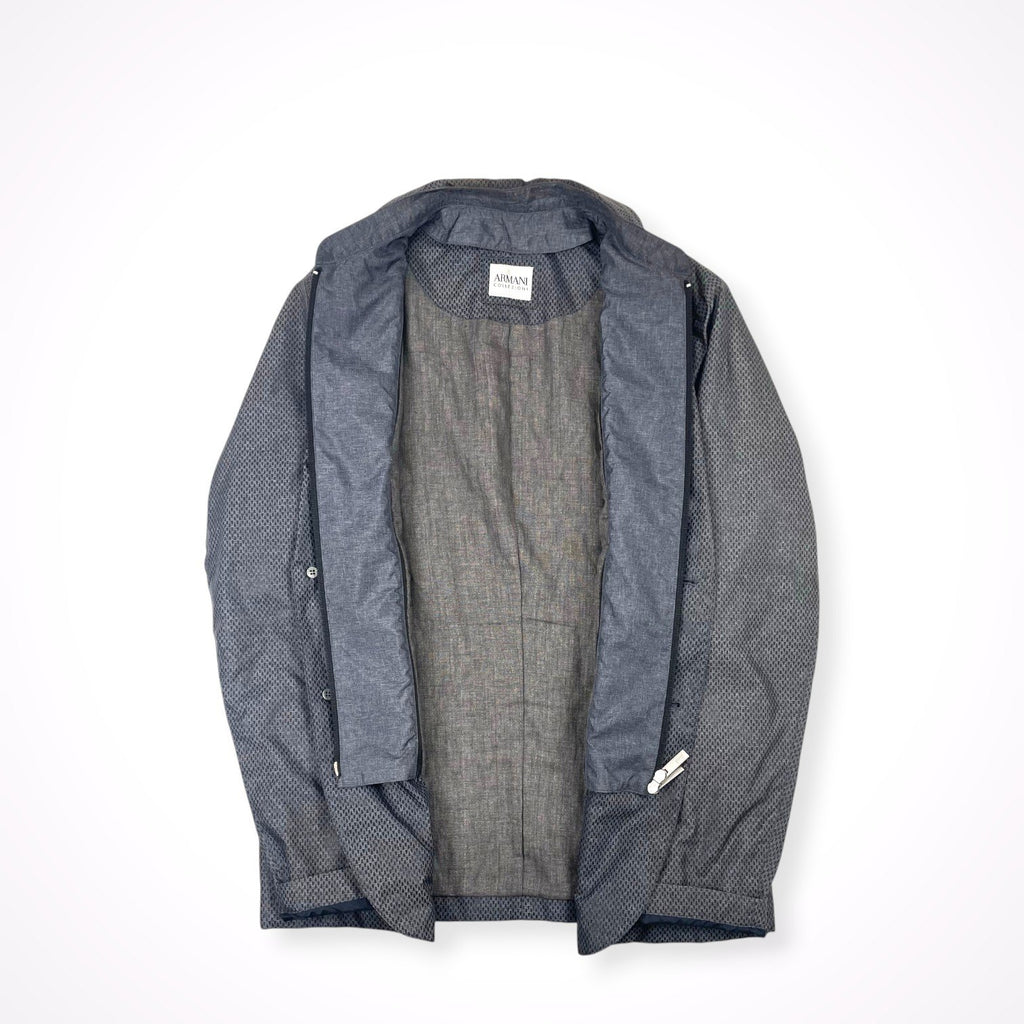 ARMANI collezioni / レイヤードデザインアンコンジャケット 参考定価：160,000程度 SIZE:46
