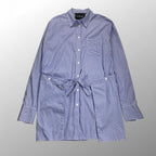DESIGNERS REMIX CHARLOTTE ESKILDSEN / ストライプシャツ チュニック ウエストベルト 参考定価：25,000程度 SIZE：36(FREE SIZE)
