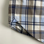 MARGARET HOWELL マーガレットハウエル / ポケット付 半袖チェックシャツ 参考定価：30,000程度 SIZE：S