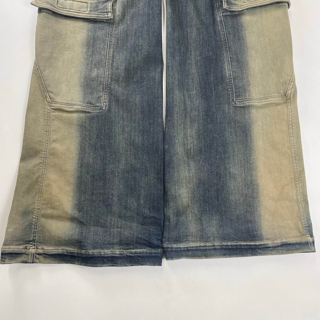 Rick owens リックオウエンス / ダブルカーゴジャンボベラロングパンツ 23SS EDFU期 ダークインディゴ タグ付 SIZE：46