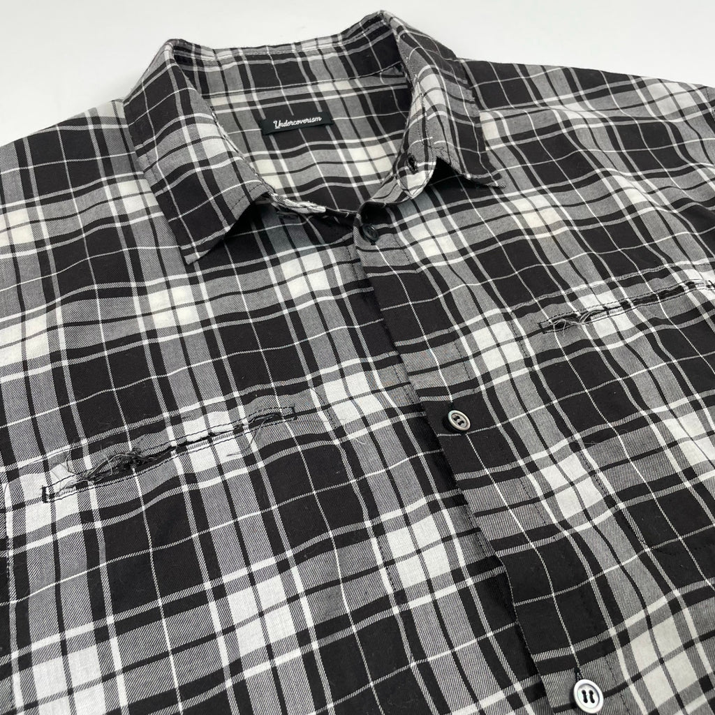 Undercoverism / 23SS PeツイルCK/天竺切替半袖シャツ SIZE:4