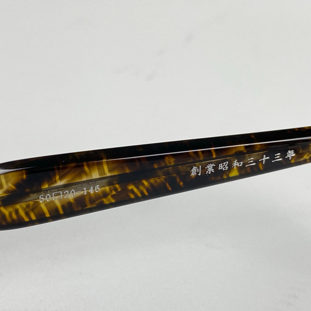 【極美品】 金子眼鏡 最上位Premiumライン / KMP-20 シルバーコンビ 眼鏡 METALシリーズ 度なしレンズ 参考定価：76,000+tax