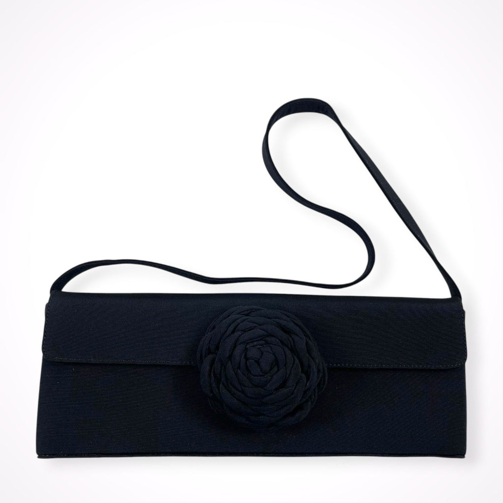 GIORGIO ARMANI / ロゼットパーティバッグ 未使用品 箱付 参考定価：150,000程度