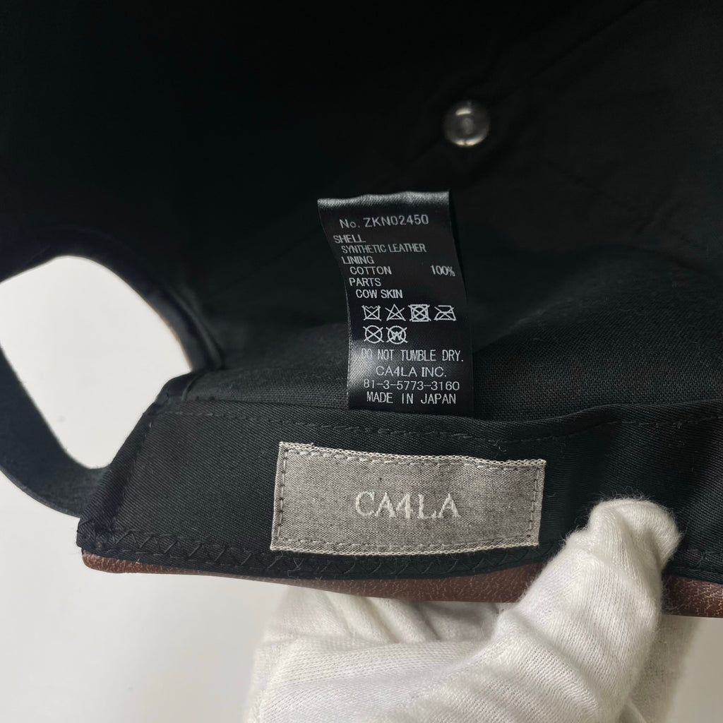 CA4LA / エコレザーロールキャップ 参考定価：10,000程度