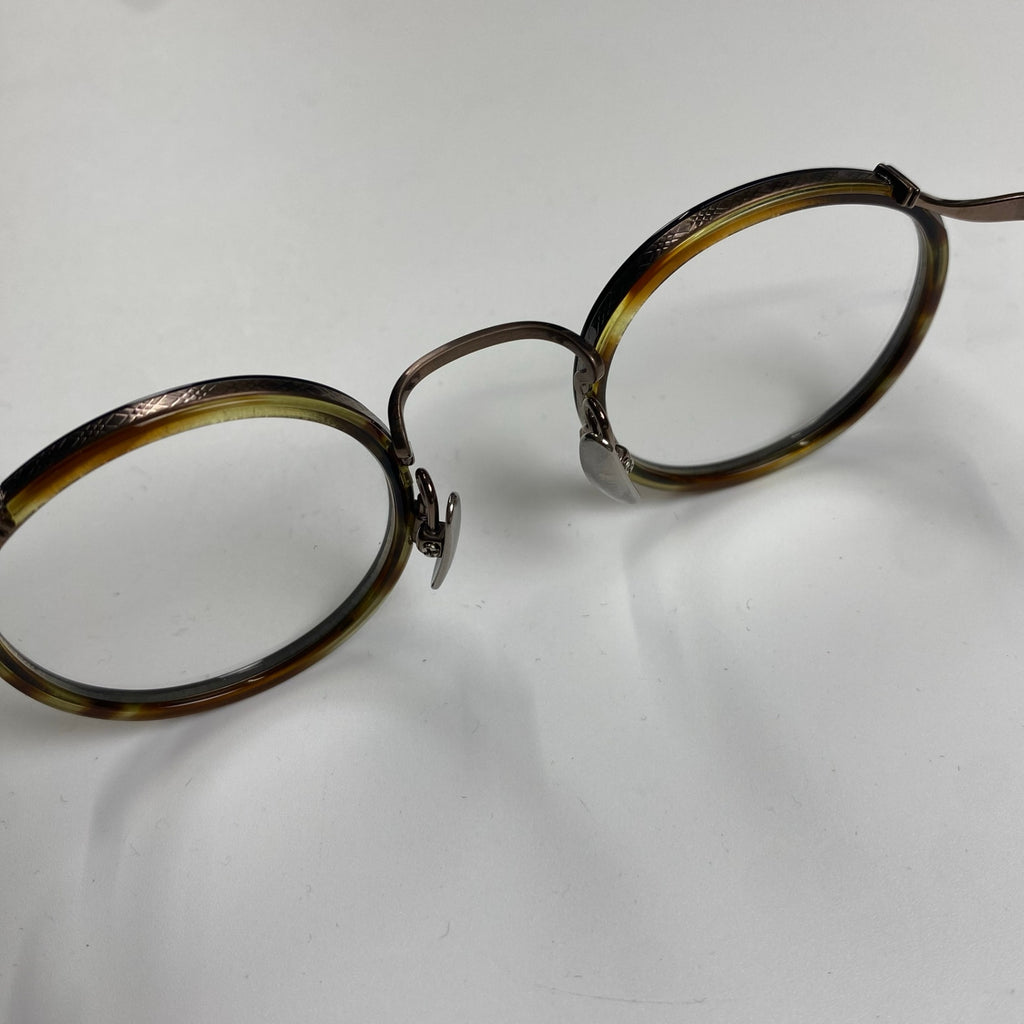 金子眼鏡 プレミアムライン / インナーリム ラウンド  度なしクリアレンズ 参考定価：78,000+tax