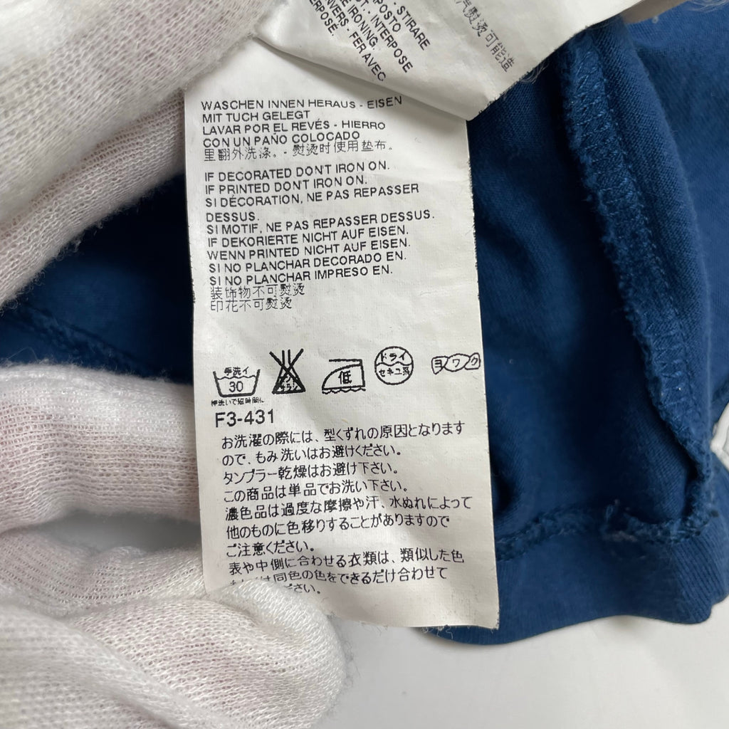 Maison Martin margiela メゾンマルタンマルジェラ / 15SS クルーネックTEE SLIM ブルー 参考定価：22,000程度 SIZE：46