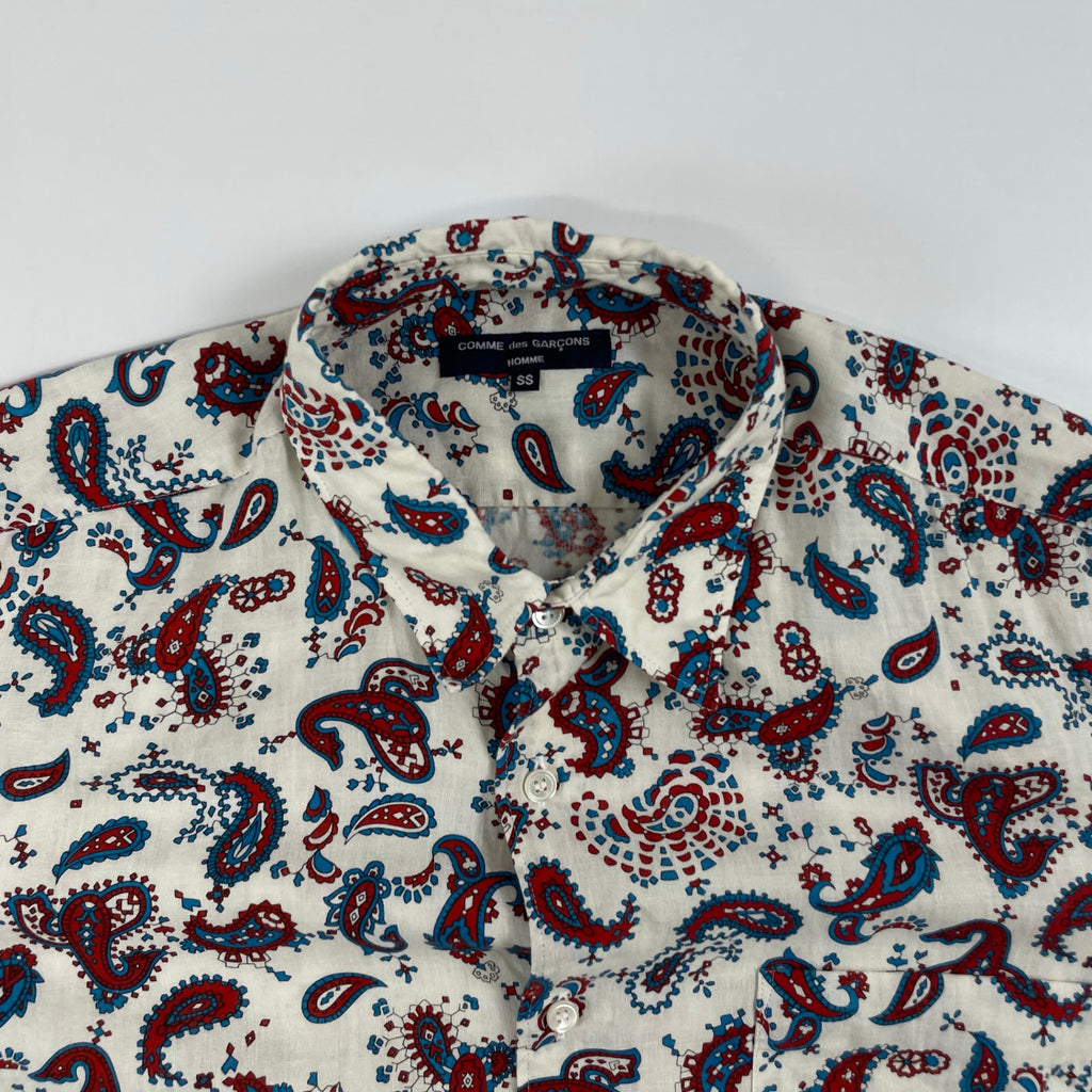 COMME des GARCONS HOMME / ペイズリーシャツ AD2006 SIZE:SS(M程度)