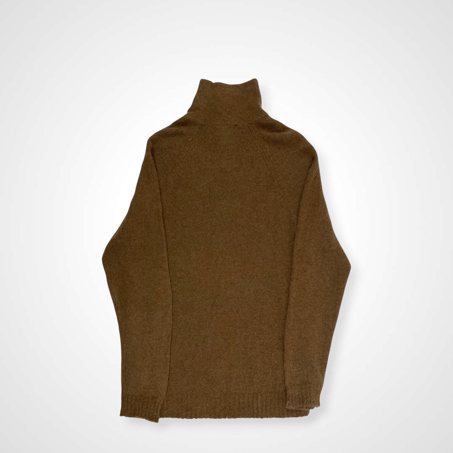 ATON エイトン / BABY ALPACA HIGH NECK SWEATER ブラウン 参考定価：31,000+tax SIZE:2