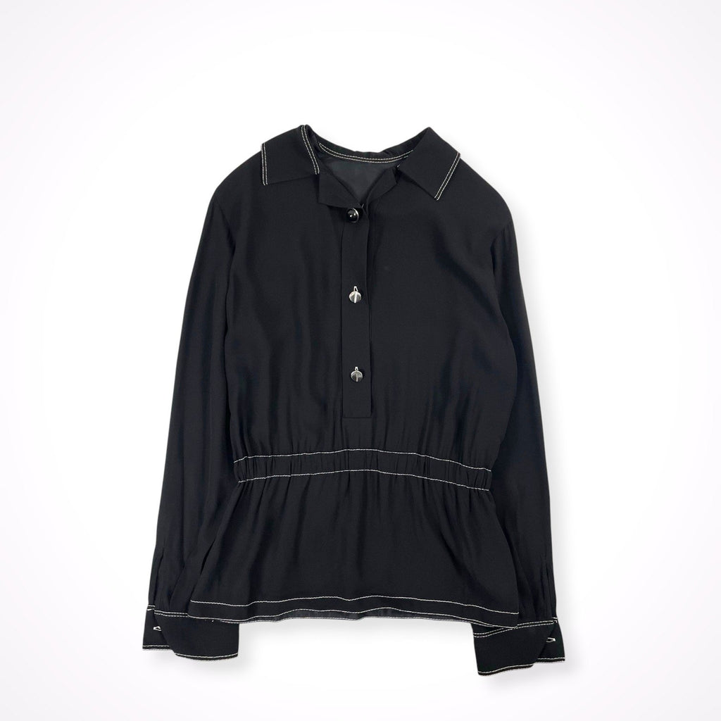 MARNI / メタルボタンステッチドブラウス 参考定価：110,000程度 SIZE:40