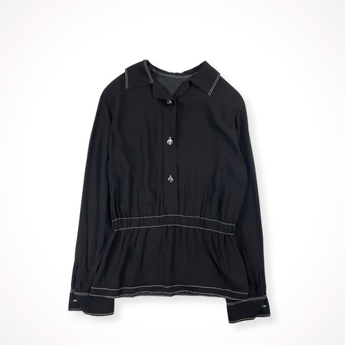 MARNI / メタルボタンステッチドブラウス 参考定価：110,000程度 SIZE:40