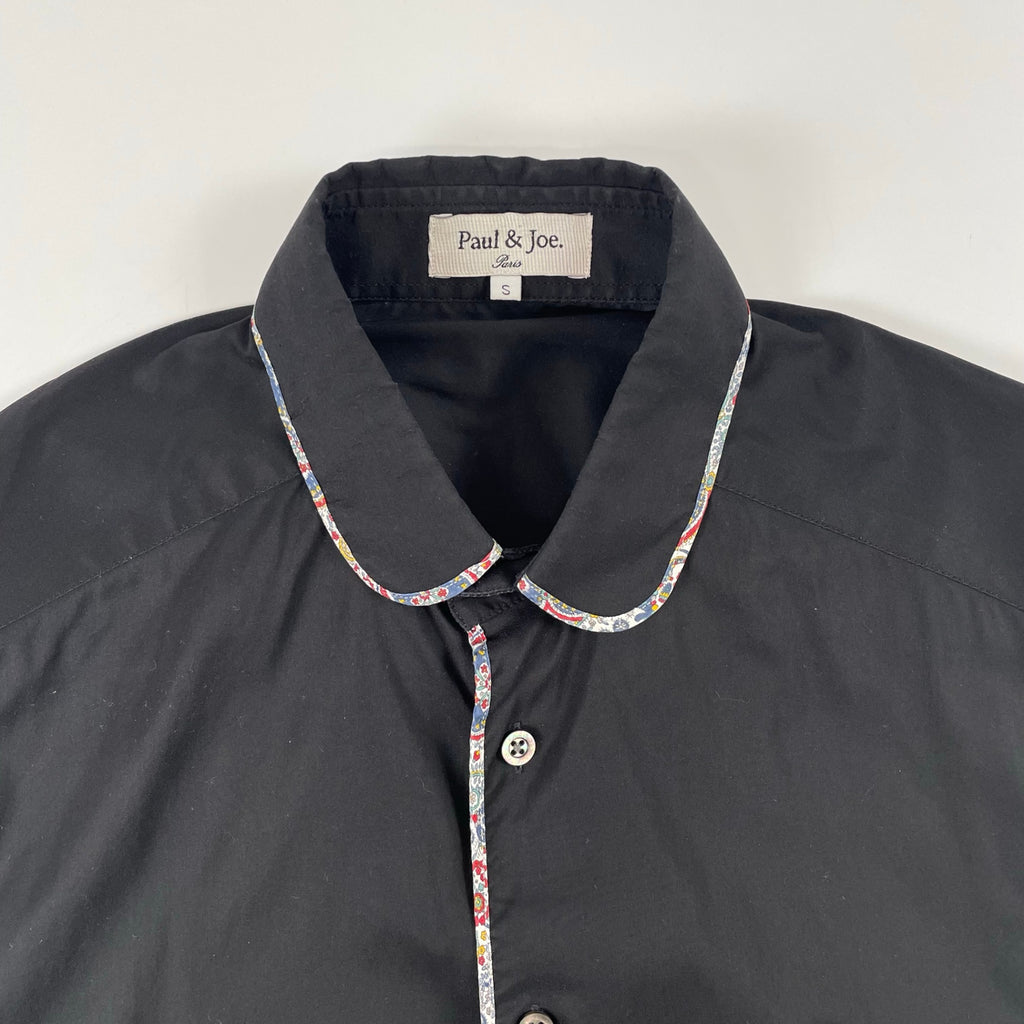 PAUL＆JOE / 丸襟パイピングシャツ 参考定価：32,000程度 SIZE:S