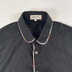 PAUL＆JOE / 丸襟パイピングシャツ 参考定価：32,000程度 SIZE:S