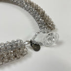 GIORGIO ARMANI / ビジューネックレス・イヤリングセット 参考定価：220,000程度