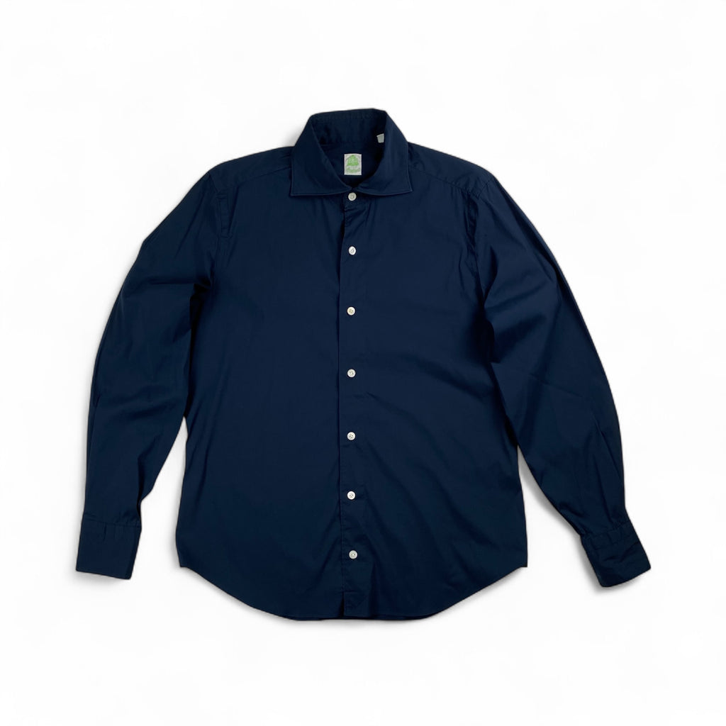 Finamore フィナモレ / ワイドカラーシャツ ドレスシャツ SIZE：M