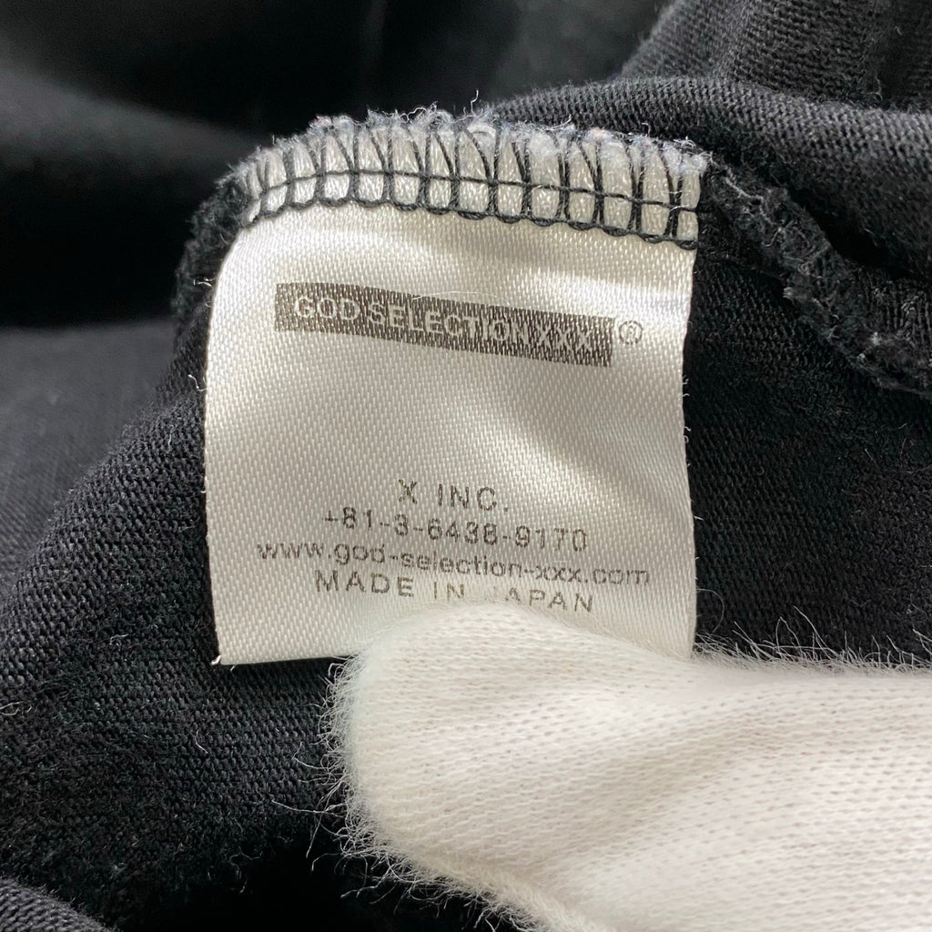 GOD SELECTION XXX / グラフィックTEE ブラック 参考定価：12,000+tax SIZE:XL