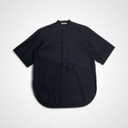 AURALEE オーラリー / WASHED FINX TWILL HALF SLEEVED P/O SHIRTS プルオーバーシャツ ユニセックス SIZE：0