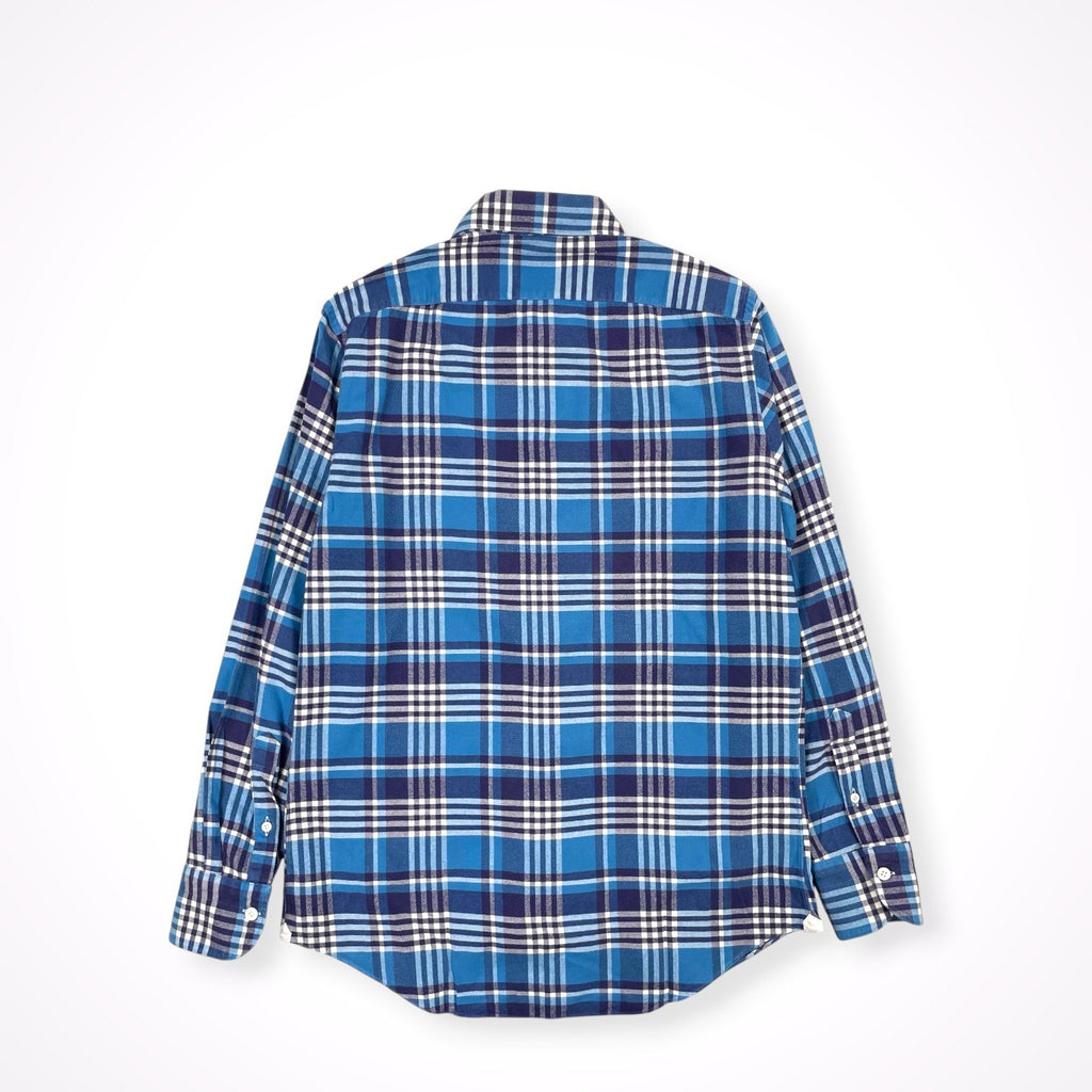 Errico Formicola / コットンチェックシャツ 参考定価：40,000程度 SIZE:M