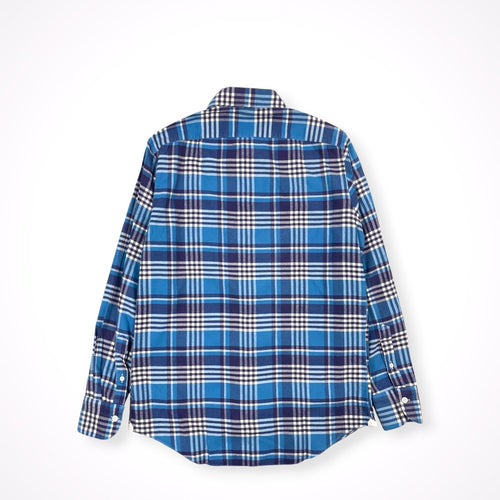 Errico Formicola / コットンチェックシャツ 参考定価：40,000程度 SIZE:M