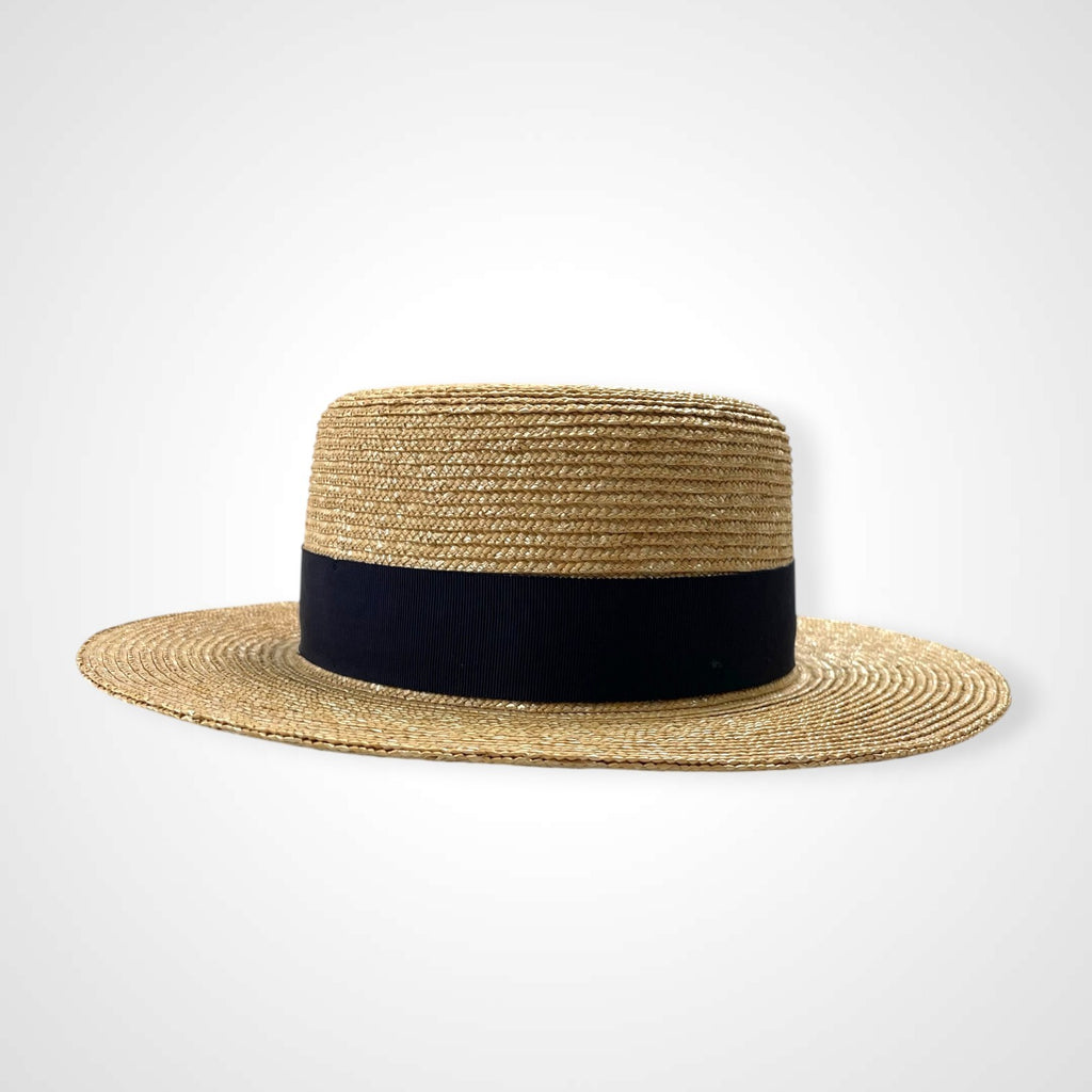 NAPRON ナプロン / ストローハット カンカン帽 参考定価：18,000程度 頭囲：58