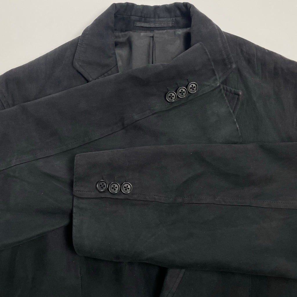 J.PRESS ジェイプレス / スウェードタッチ段返り3Bジャケット  ブラック SIZE：L