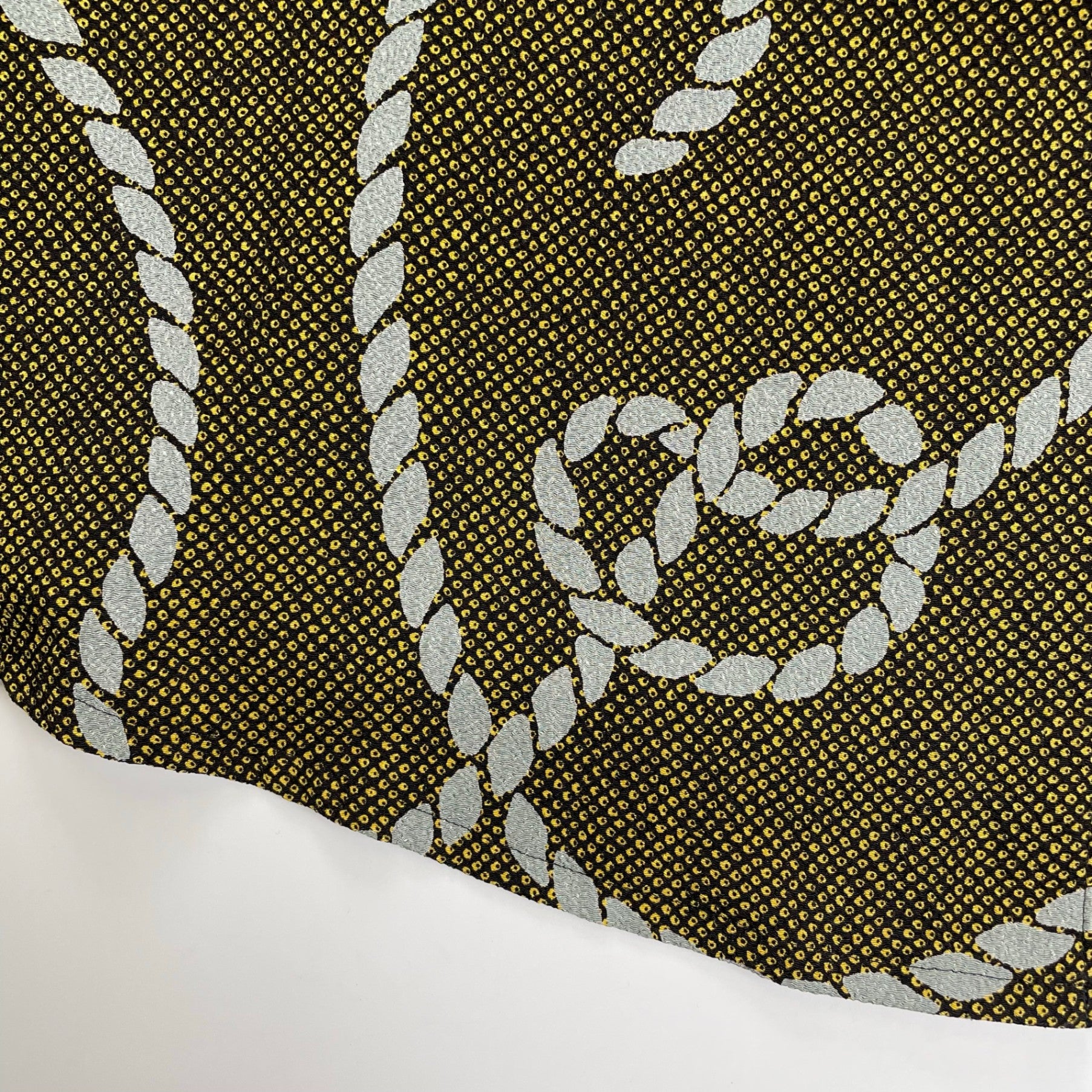 詩仙堂 Hitoshi Tamura / ロープ柄 しめ縄 ちりめん ノーカラージャケット 参考定価：30,000程度 SIZE:FREE