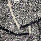 ARMANI COLLEZIONI アルマーニ コレッツォーニ / バージンウール ツイードビッグカラージャケット 参考定価：100,000程度 SIZE：40