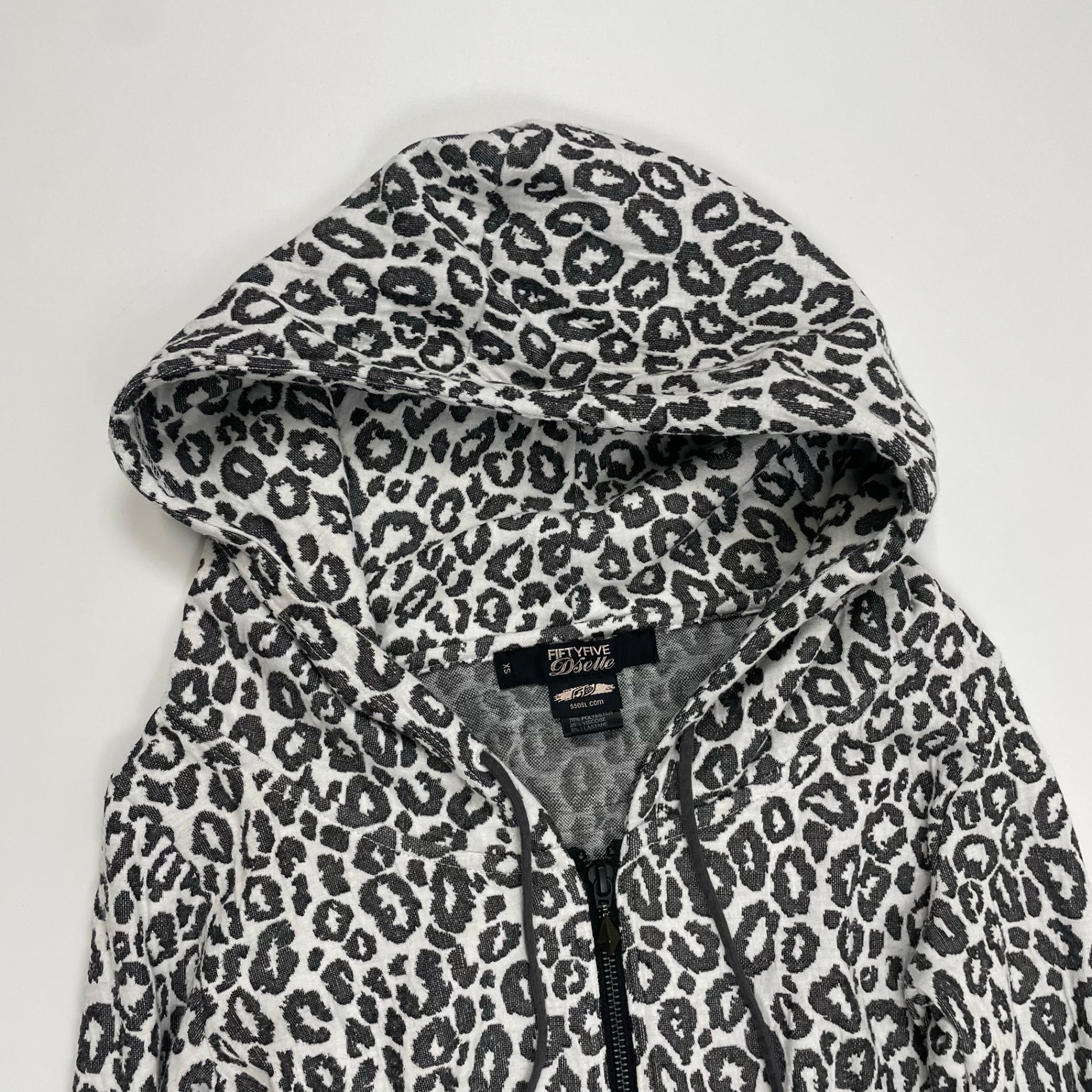 55 DIESEL ディーゼル / Y2Kレオパードロングパーカー SIZE：XS