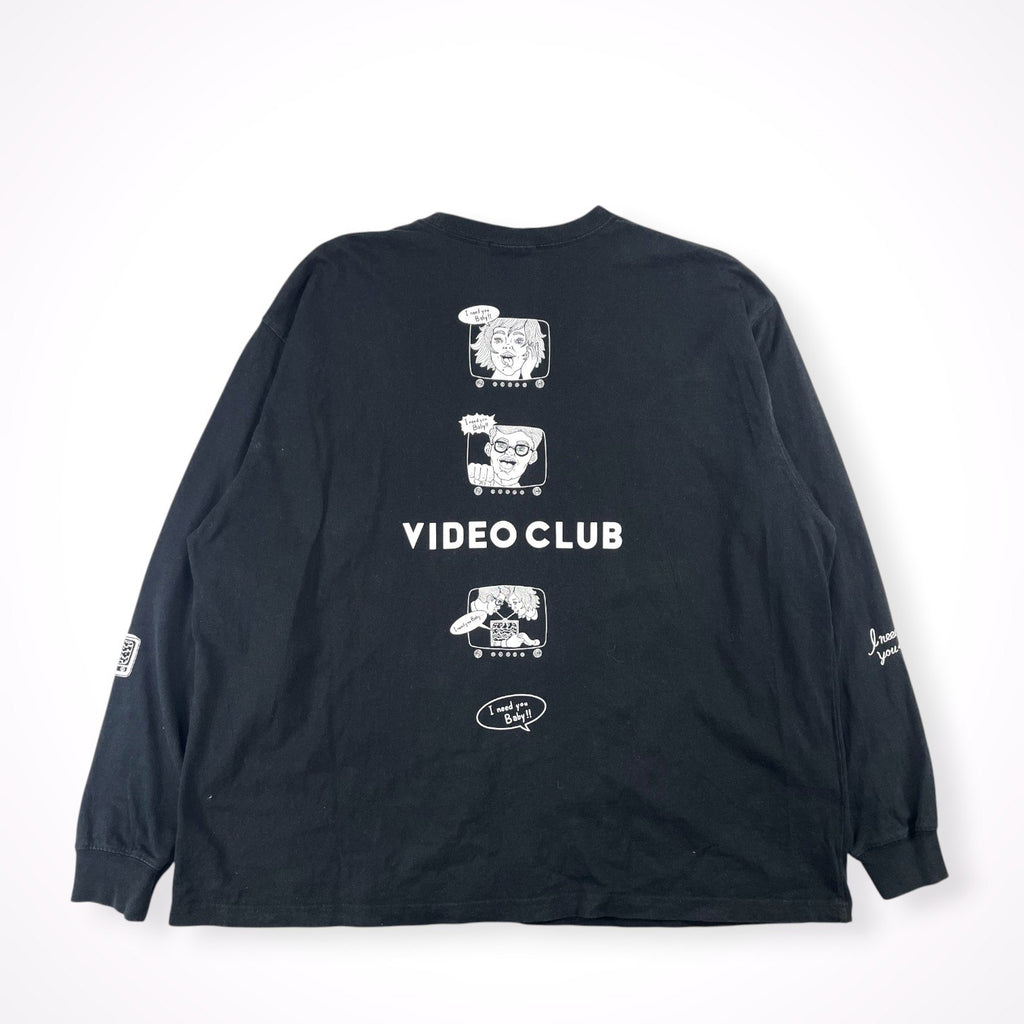 I need you baby / VIDEO CLUB ロンTEE SIZE:L