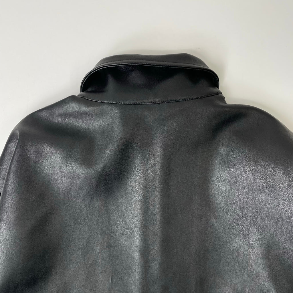 Backers / フェイクレザー ジップアップジャケット SIZE:L