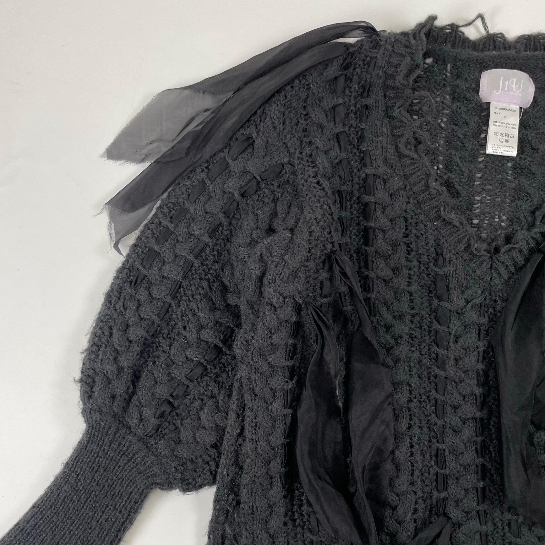 J1U by LA BELLE ETUDE / 25AW リボンステッチニット SIZE:FREE