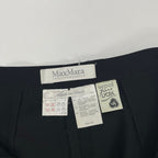 MaxMara INDISPENSABLE / アーカイブ Lycraストレッチストレートパンツ 白タグ SIZE：40