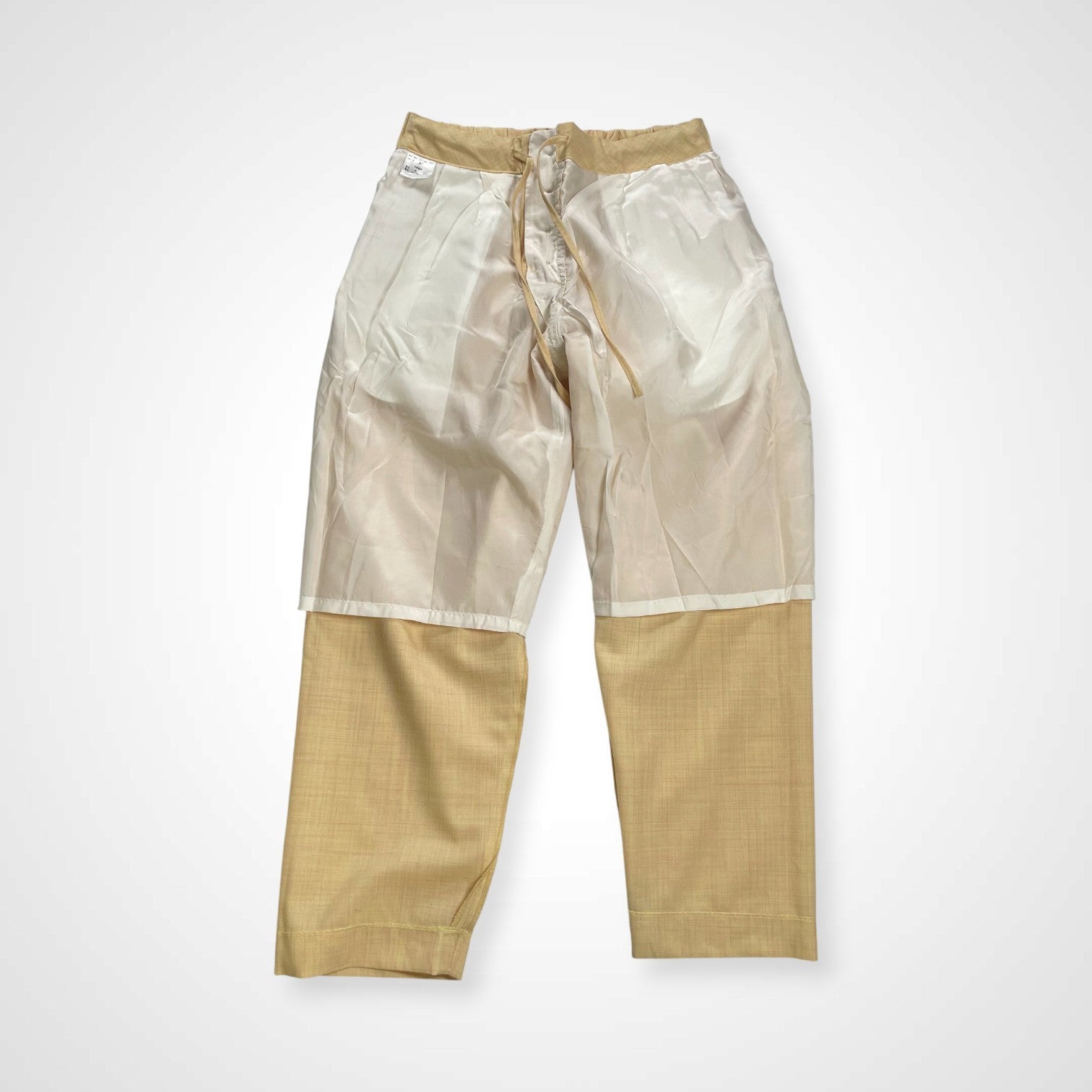 PHINGERIN フィンガリン / 2タックスラックス イエロー 参考定価：25,000程度 SIZE:S